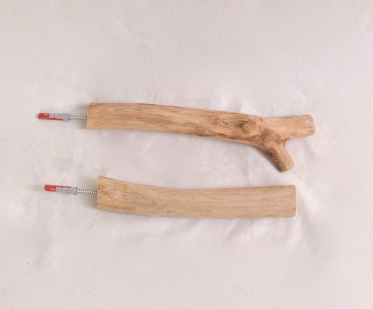 Patère en bois, crochet mural, applique murale lampe, suspension de lampes, plantes