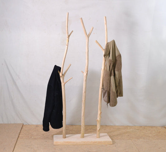Porte manteau naturel avec des jolies branches, déco nature