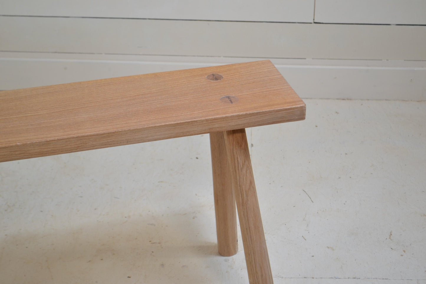 banc en chêne massif – fabrication artisanale - Style minimaliste - wabi sabi