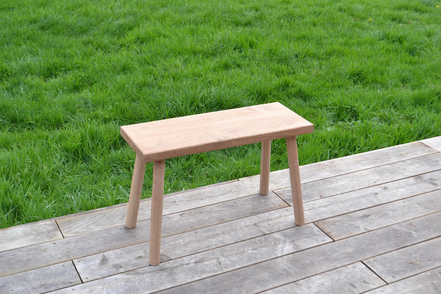 banc en chêne massif – fabrication artisanale - Style minimaliste - wabi sabi