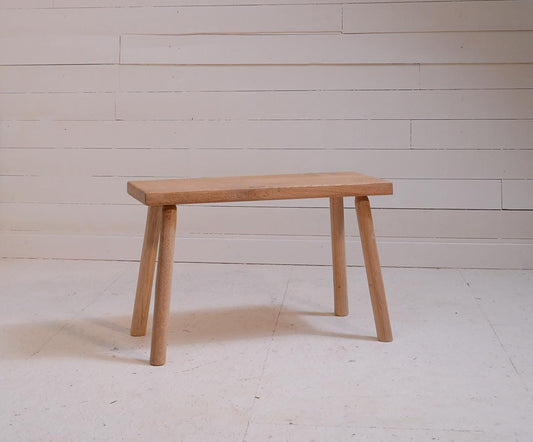 banc en chêne massif – fabrication artisanale - Style minimaliste - wabi sabi