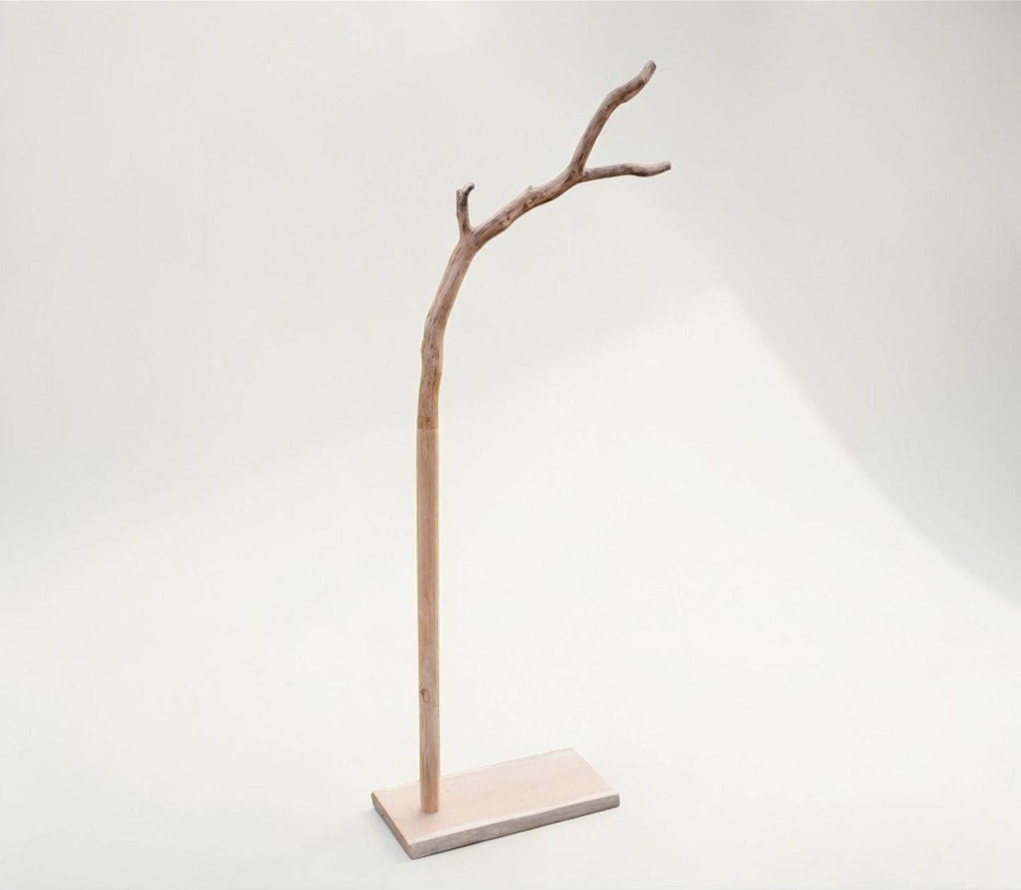 Valet de chambre, portant vêtements, dressing en bois avec une branche (chêne)