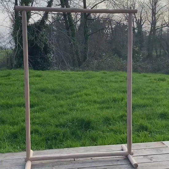 Support Plan de Table Mariage Bois, Présentoir Plan de Table Rustique, Support Panneau Mariage